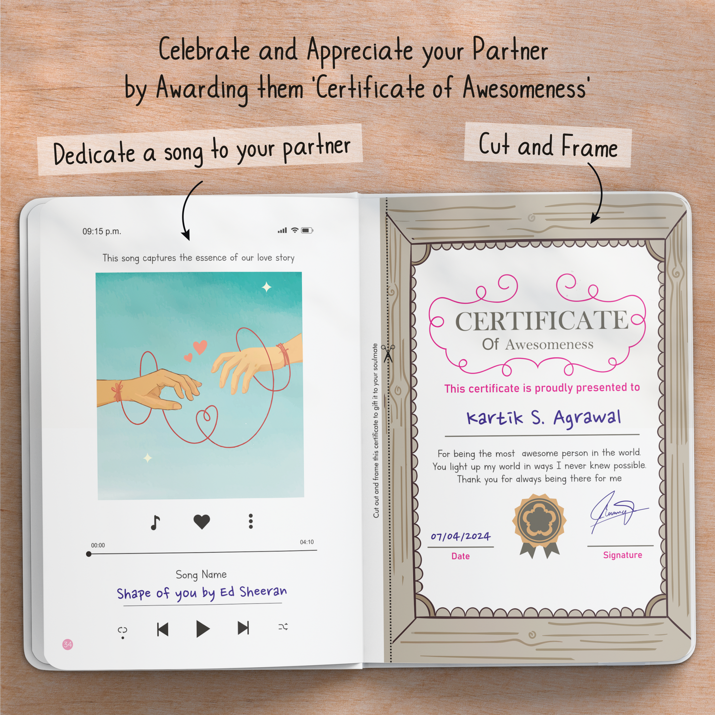Couple’s Memory & Activity Book | Fun Fill-in Journal for Couples | Romantic Prompts, Games & Milestones | Therapy Worksheets | Perfect Anniversary, Valentine’s Day & Birthday Gift for Husband, Wife, Boyfriend or Girlfriend