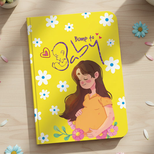 Bump to Baby : A Pregnancy Book to Capture Every Milestone of Mom & Baby’s 9-Month Journey | 160 Pages Pregnancy Journal for Expecting Moms