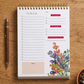 Zaslan To Do List Notepad - Daily Planner Notepad Undated 54 Sheets/108 Pages Tear Off, 6.5 Inches X 9.5 Inches