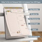 Zaslan To Do List Notepad - Daily Planner Notepad Undated 54 Sheets/108 Pages Tear Off, 6.5 Inches X 9.5 Inches