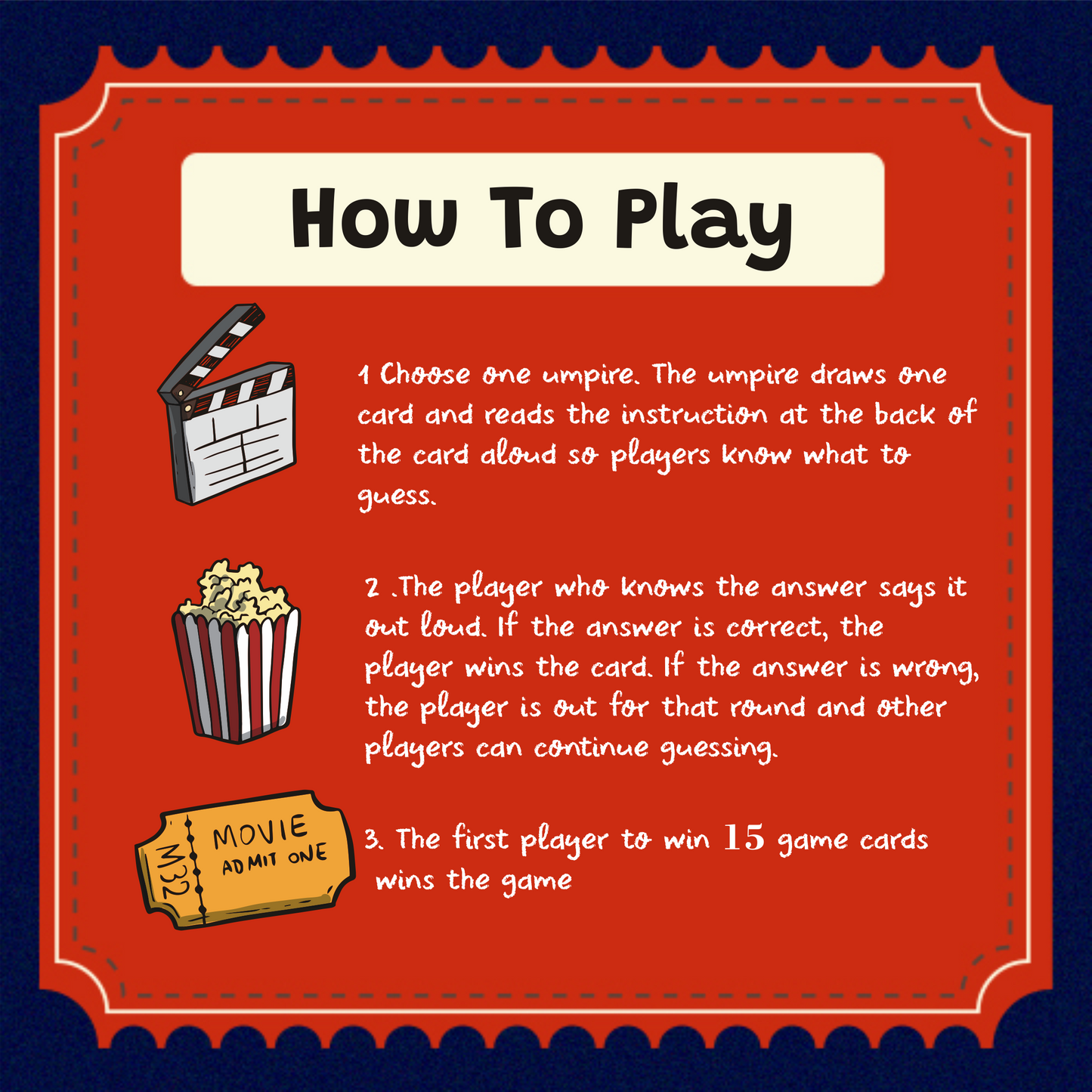 Zaslan Bollywood Card Game – Fun Guessing Party Game for Friends & Family | Perfect for Game Night, House Parties & Gifts for Bollywood Fans | 3-12 Players, Adults, Teens & Kids