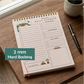 Zaslan To Do List Notepad - Daily Planner Notepad Undated 54 Sheets/108 Pages Tear Off, 6.5 Inches X 9.5 Inches