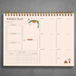 Zaslan Weekly Planner with Habit Tracker – Undated To-Do List Notepad for Priorities & Goals | 52 Tear-Off Sheets | 8.5” x 11” (A4 Size) Desk Planne