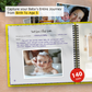 Baby Memory Book with Photo Album for First 5 Years - A Milestone Book to Record Every Event from Birth to Age 5