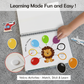 Zaslan Montessori Busy Book | Toddler Busy Book for 2-5 Yrs | Activity Binder| Quiet Book| Educational Toys For 3 Year Old| Kids Learning Books 2-3 Years| Books For 2 Yrs Old | Kids Gifts