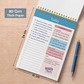 Zaslan To Do List Notepad - Daily Planner Notepad Undated 54 Sheets/108 Pages Tear Off, 6.5 Inches X 9.5 Inches