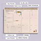 Zaslan Weekly Planner with Habit Tracker – Undated To-Do List Notepad for Priorities & Goals | 52 Tear-Off Sheets | 8.5” x 11” (A4 Size) Desk Planne