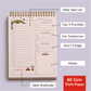 Zaslan To Do List Notepad - Daily Planner Notepad Undated 54 Sheets/108 Pages Tear Off, 6.5 Inches X 9.5 Inches