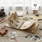 Zaslan Scrapbook Album, 60 Pages/30 Sheets, Brown Thick 200gsm Kraft Paper, Photo Album Scrapbook, Memory Book - Ideal for Your Scrapbooking Albums Art & Craft Projects (8.5 x 8.5 Inch)