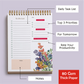 Zaslan To Do List Notepad - Daily Planner Notepad Undated 54 Sheets/108 Pages Tear Off, 6.5 Inches X 9.5 Inches