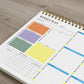 Zaslan Weekly Planner with Habit Tracker – Undated To-Do List Notepad for Priorities & Goals | 52 Tear-Off Sheets | 8.5” x 11”, A4 Size