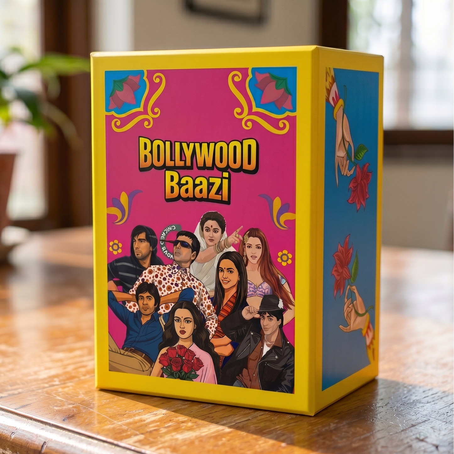 Zaslan Bollywood Card Game – Fun Guessing Party Game for Friends & Family | Perfect for Game Night, House Parties & Gifts for Bollywood Fans | 3-12 Players, Adults, Teens & Kids