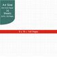Dot-Grid Sheets A4 Size - 100 GSM