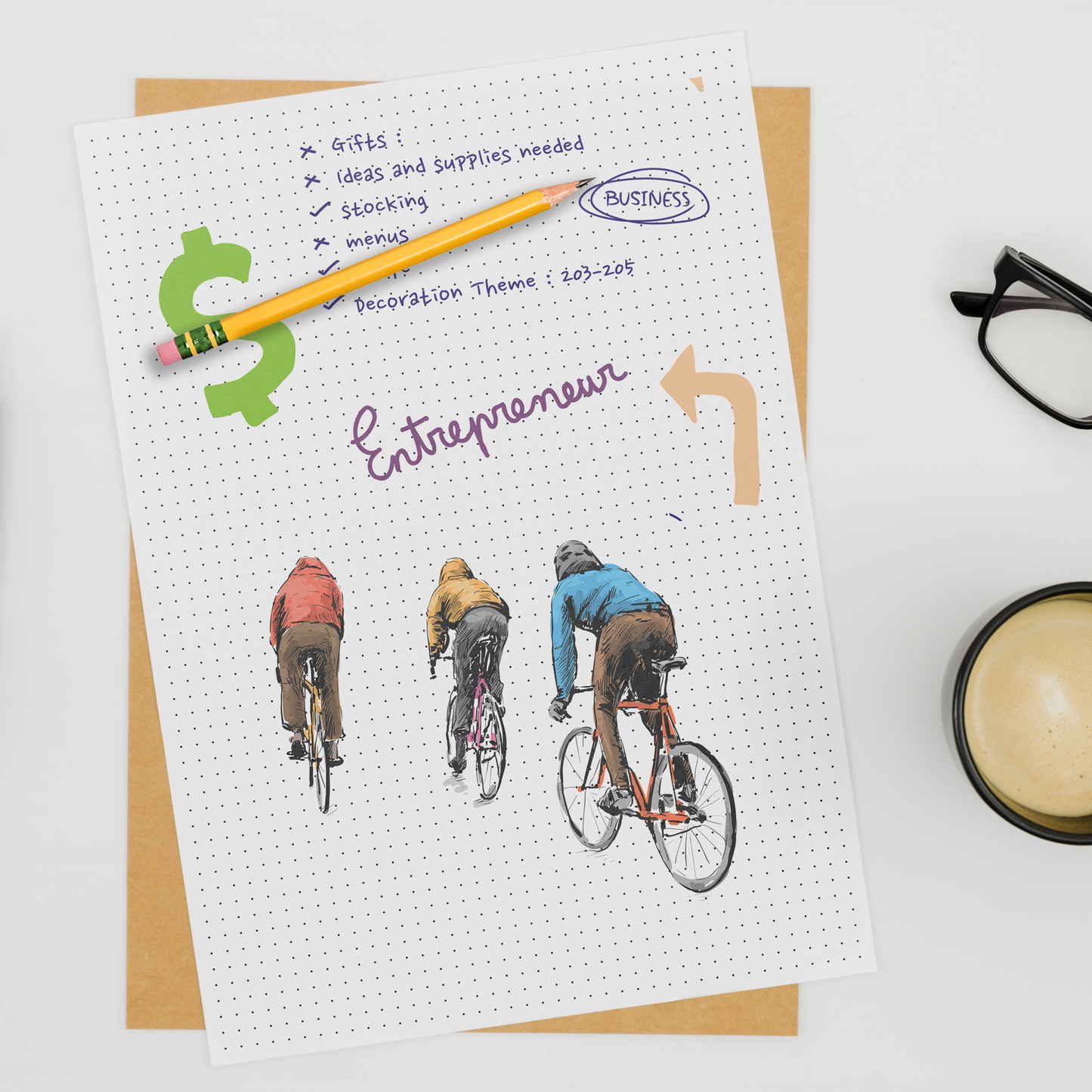Dot-Grid Sheets A4 Size - 100 GSM